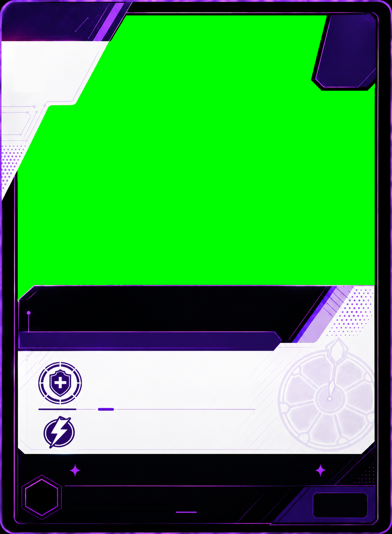 Blank item card shell