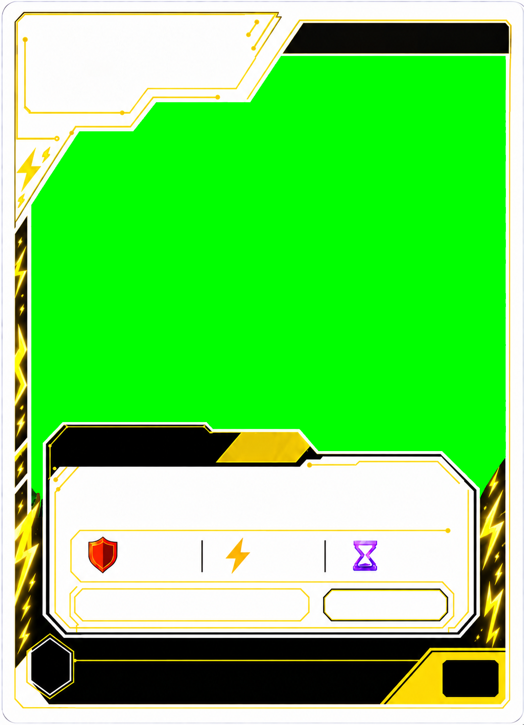 Electric blank monster shell