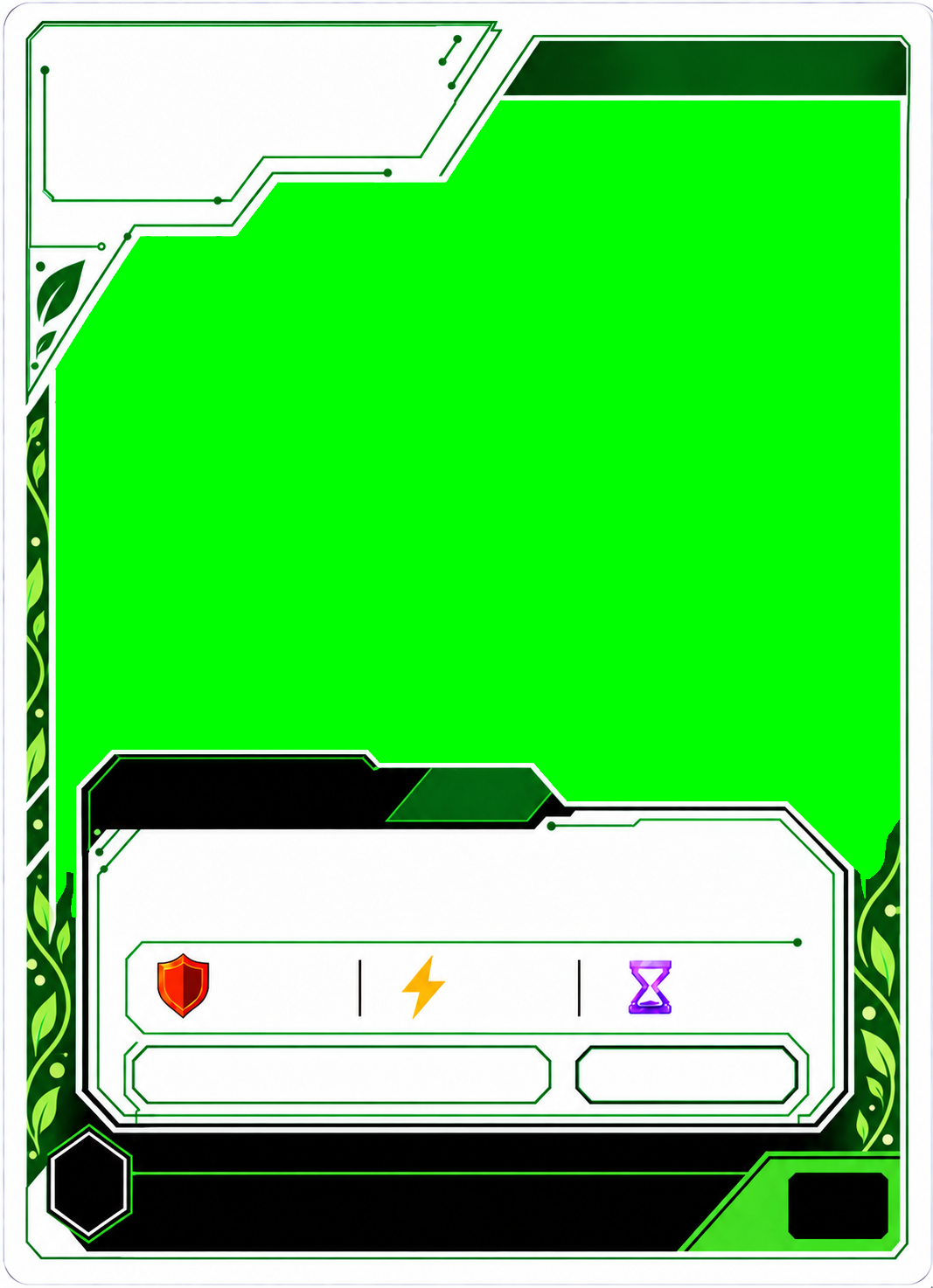 Grass blank monster shell