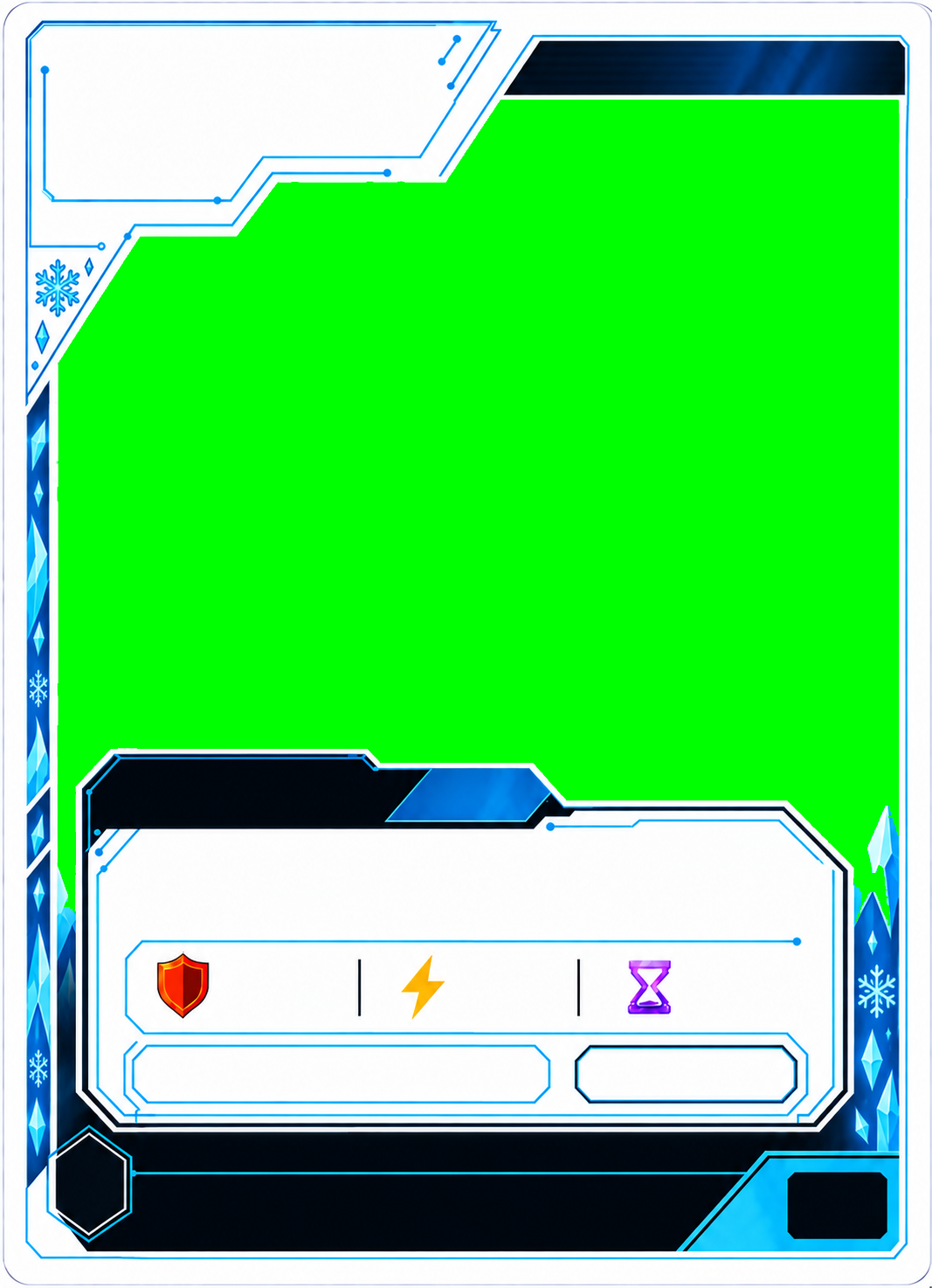 Ice blank monster shell