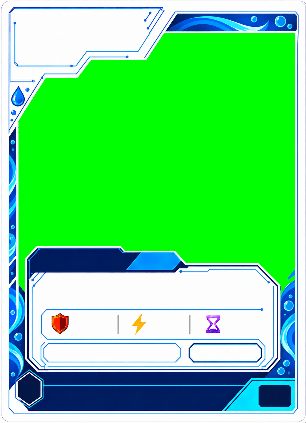 Water blank monster shell